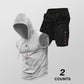🏃 50% OFF NOW! 💪 Men’s Sleeveless Hoodie & Shorts Set – Athletic & Casual Fit – Breathable & Quick-Dry 🏋️‍♂️