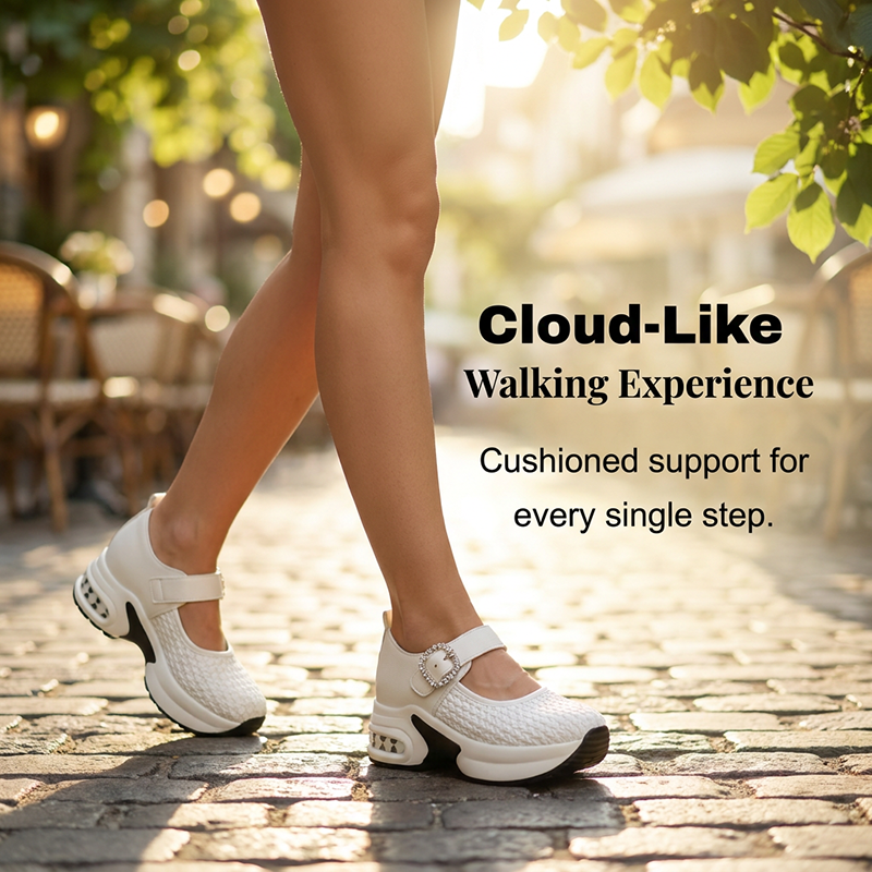 👞 LIMITED-TIME 50% OFF! ✨ Platform Mary Janes – Woven, Breathable, Chunky Sole, Comfortable, Anti-Slip 👡