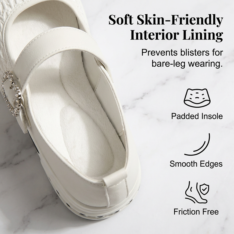 👞 LIMITED-TIME 50% OFF! ✨ Platform Mary Janes – Woven, Breathable, Chunky Sole, Comfortable, Anti-Slip 👡