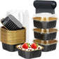 🍰 Disposable Mini Cake Pans Set – 50% OFF! Foil bakeware with plastic lids, 5oz portions – easy clean-up for parties & gifting. ⚡