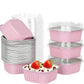 🍰 Disposable Mini Cake Pans Set – 50% OFF! Foil bakeware with plastic lids, 5oz portions – easy clean-up for parties & gifting. ⚡