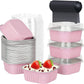 🍰 Disposable Mini Cake Pans Set – 50% OFF! Foil bakeware with plastic lids, 5oz portions – easy clean-up for parties & gifting. ⚡
