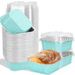 🍰 Disposable Mini Cake Pans Set – 50% OFF! Foil bakeware with plastic lids, 5oz portions – easy clean-up for parties & gifting. ⚡