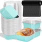🍰 Disposable Mini Cake Pans Set – 50% OFF! Foil bakeware with plastic lids, 5oz portions – easy clean-up for parties & gifting. ⚡