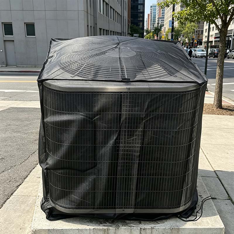 ❄️ Outdoor Air Conditioner Cover with Mesh Sides – Durable, Ventilated & Weather-Resistant Protection 💨✨