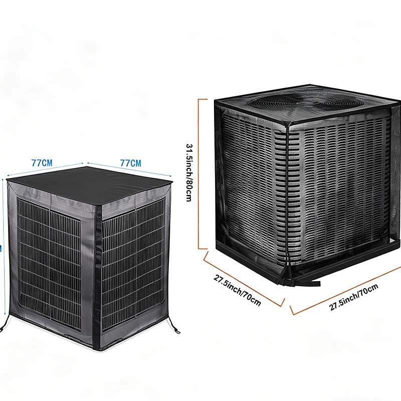 ❄️ Outdoor Air Conditioner Cover with Mesh Sides – Durable, Ventilated & Weather-Resistant Protection 💨✨