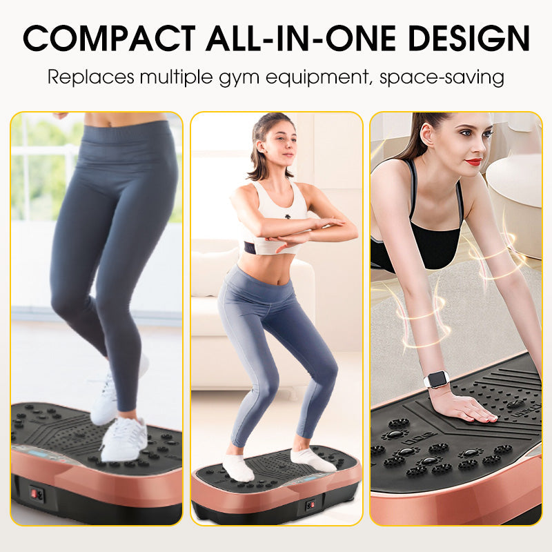 🥳2026 HOT SALE🥳💞50K+ SOLD!🦵🌀 50% OFF! 120‑Level Vibration Plate – Gentle on joints, acupressure boosts circulation. Remote control, 330lb capacity. 💆‍♀️✨