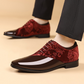 🌞Spring Sale: 50% Off!🤵Luxury Men's Contrast Dress Shoes - High-Gloss & Premium Texture - Perfect for Weddings & Galas - Ergonomic Comfort - The Ultimate Statement Shoe