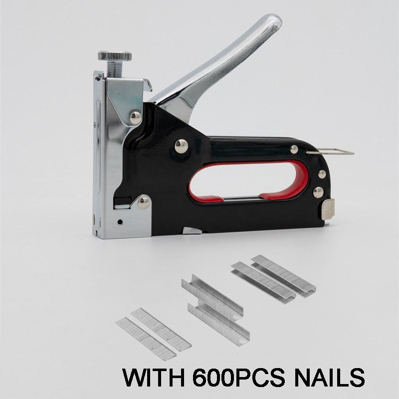 🛠️ 3 In 1 Staple Nail Tool ✅ Adjustable Power & 600 Nails Included | Fast DIY Woodworking Fixes 🔥 -50% TODAY ONLY