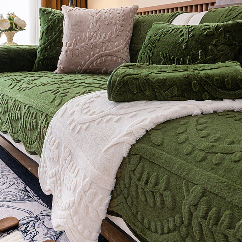 🏆LAST DAY 49% OFF🛋️Faux Rabbit Fur Non-Slip Couch Covers