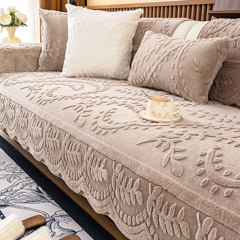 🏆LAST DAY 49% OFF🛋️Faux Rabbit Fur Non-Slip Couch Covers
