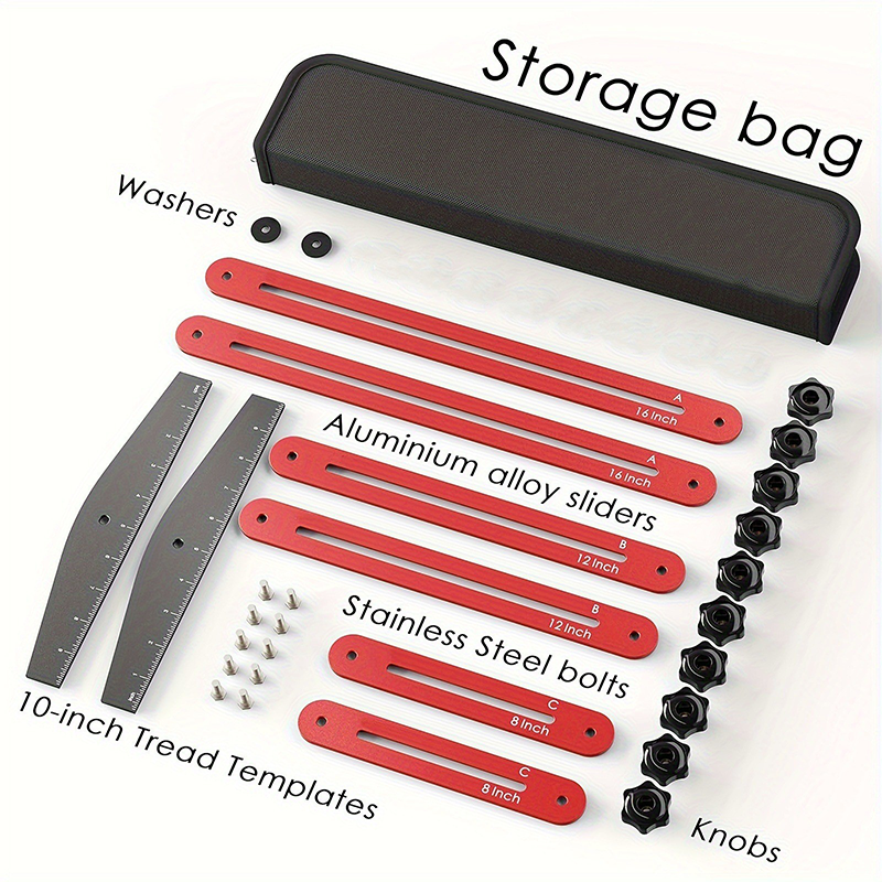 🎁2026 New Arrivals 50% OFF💥Adjustable Stair Tread Template Tool Set