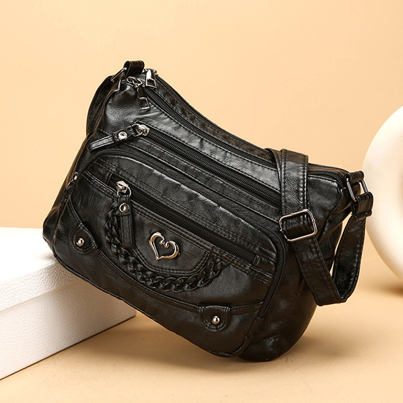 ⏳Limited-time 50% off⏰Women's Soft PU Leather Multi-Pocket Crossbody Bag👜