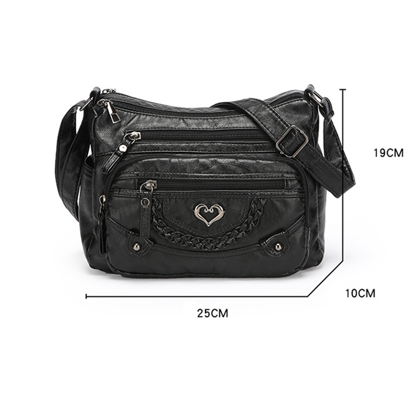 ⏳Limited-time 50% off⏰Women's Soft PU Leather Multi-Pocket Crossbody Bag👜