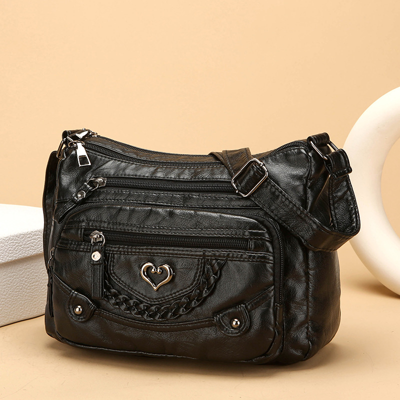 ⏳Limited-time 50% off⏰Women's Soft PU Leather Multi-Pocket Crossbody Bag👜