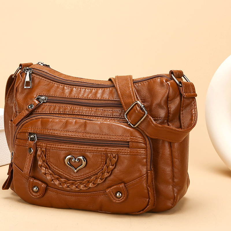 ⏳Limited-time 50% off⏰Women's Soft PU Leather Multi-Pocket Crossbody Bag👜