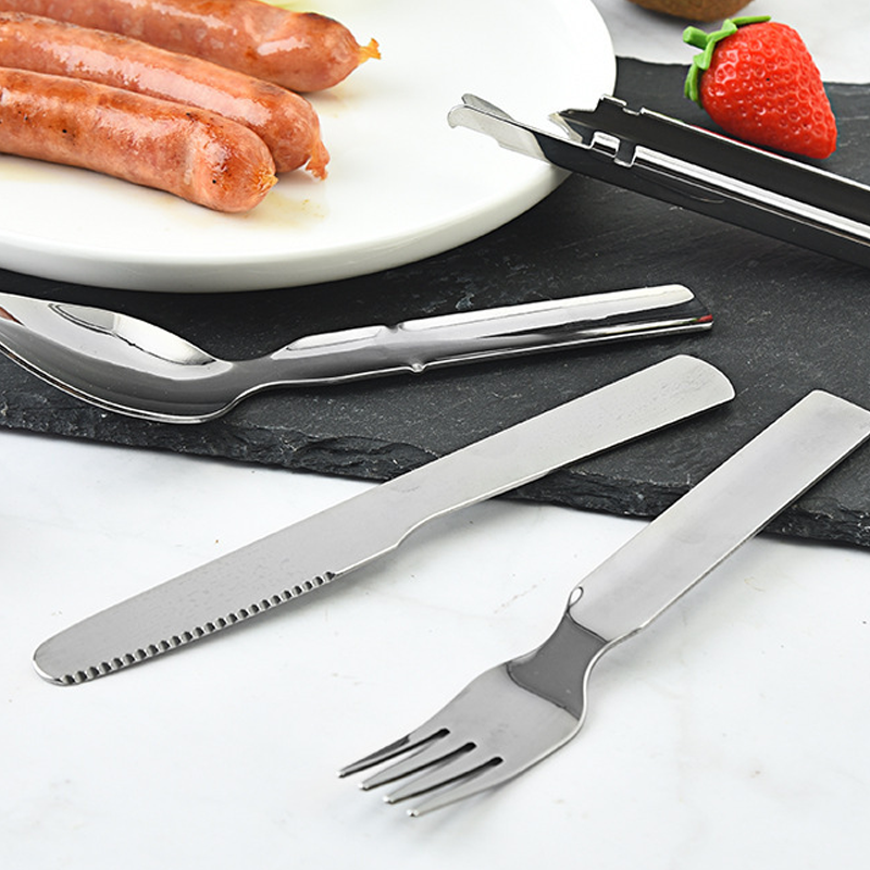 4-in-1 Stainless Steel Portable Cutlery Set