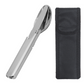 4-in-1 Stainless Steel Portable Cutlery Set