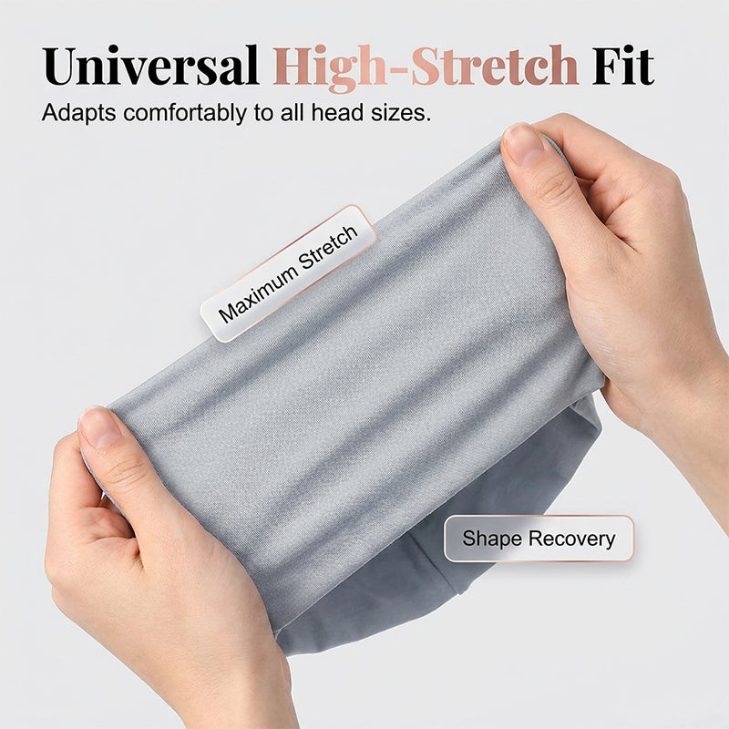 👒 LAST DAY SALE 50% OFF!!🌸 Soft Stretch Turban Cap – Milk Silk Fabric & Anti-Slip Fit – Hair Volume Concealer – Multi-Use Under Scarf 🧣