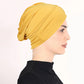 👒 LAST DAY SALE 50% OFF!!🌸 Soft Stretch Turban Cap – Milk Silk Fabric & Anti-Slip Fit – Hair Volume Concealer – Multi-Use Under Scarf 🧣