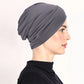 👒 LAST DAY SALE 50% OFF!!🌸 Soft Stretch Turban Cap – Milk Silk Fabric & Anti-Slip Fit – Hair Volume Concealer – Multi-Use Under Scarf 🧣