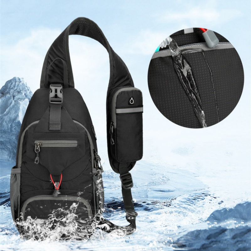 🎒 58% ❤️Men’s Outdoor Sling Bag🌿 – Water-Resistant Multi-Pocket Crossbody for Travel & Daily Use 🌦️