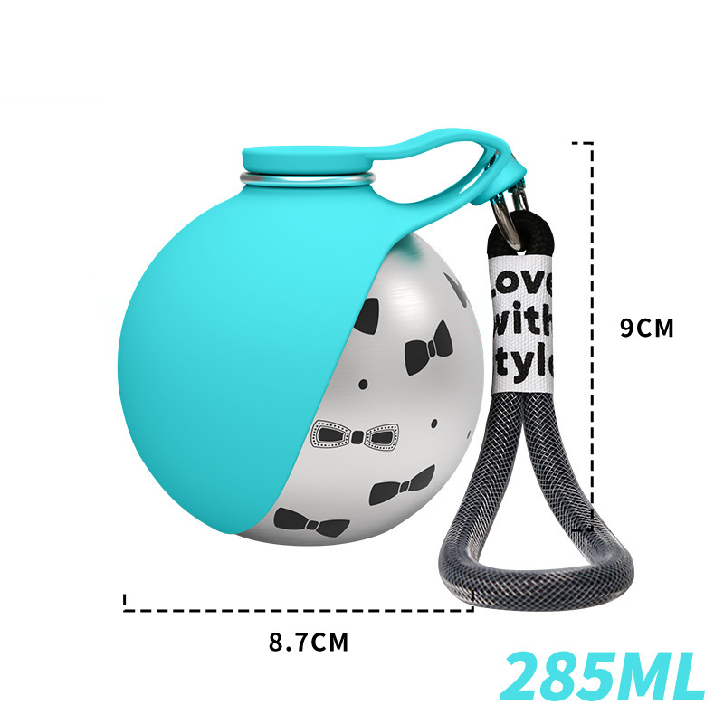 🐕50% OFF🔥 2-in-1 Portable Dog Water Bottle for Small Dogs - Leak-Proof & Compact