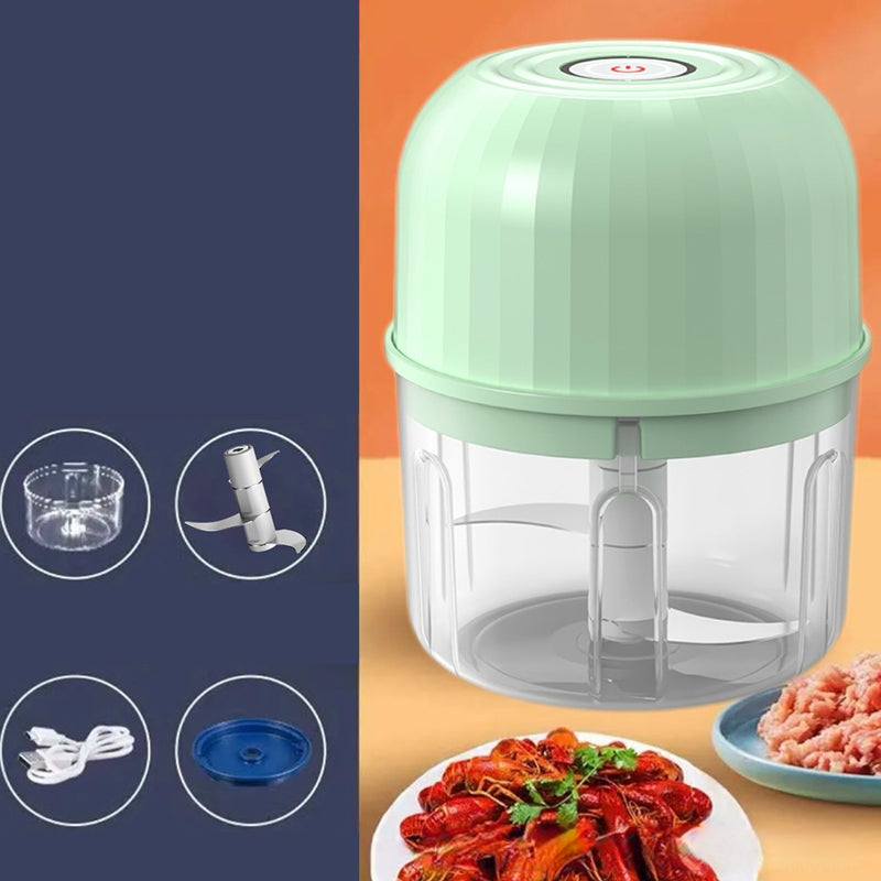 🔥Limited Time 50% OFF🔥Wireless Efficient Electric Mini Food Chopper🧑‍🍳– Robust Motor, Smart Design & Stainless Steel Blades⏱️🔪