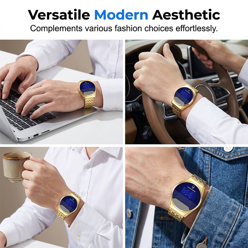 Men's Modern LED Touch Screen Digital Watch