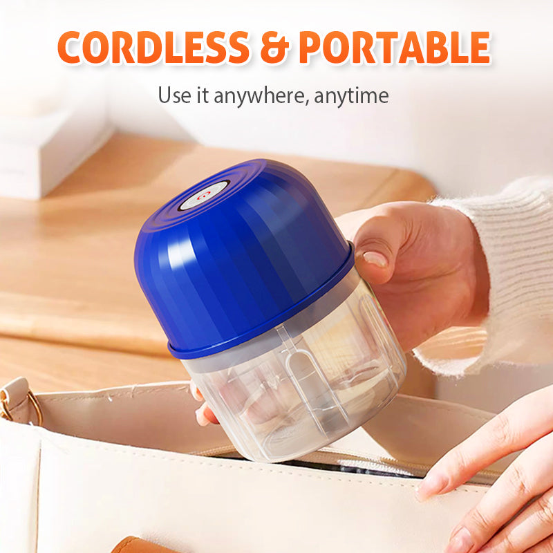 🥳HOT SALE - 50% OFF!!💥50K+ SOLD!🥳 Wireless Electric Mini Food Chopper – Quick Prep, Less Mess 🧄🔪