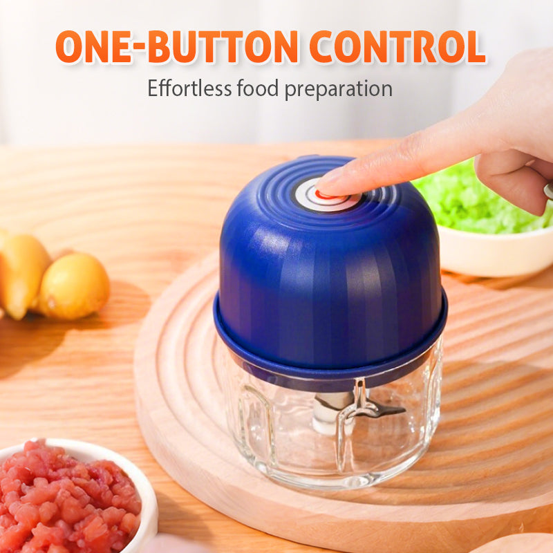 🥳HOT SALE - 50% OFF!!💥50K+ SOLD!🥳 Wireless Electric Mini Food Chopper – Quick Prep, Less Mess 🧄🔪