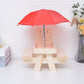 🐿️☂️Mini Squirrel Feeder Picnic Table with Umbrella
