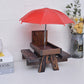 🐿️☂️Mini Squirrel Feeder Picnic Table with Umbrella