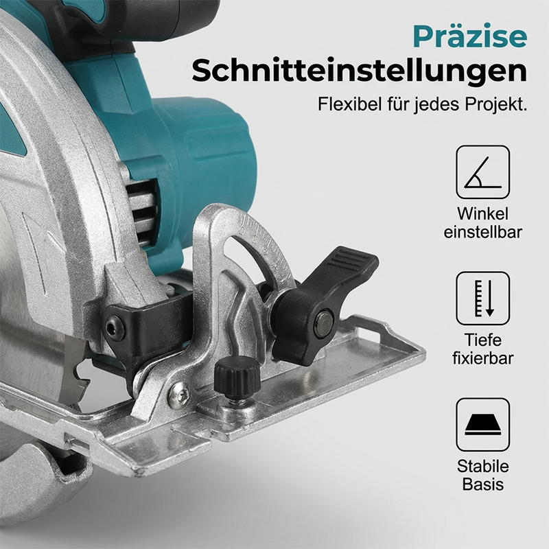 ⚡🛠️ 50% DISCOUNT! High-speed cordless circular saw with brushless motor – Powerful, cordless & precise