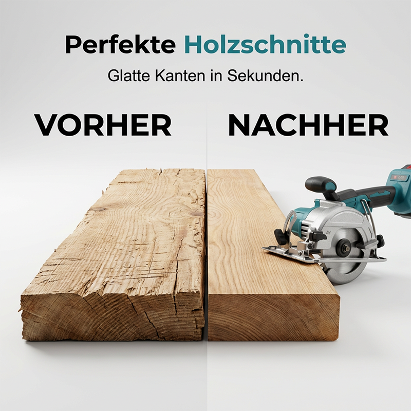 ⚡🛠️ 50% DISCOUNT! High-speed cordless circular saw with brushless motor – Powerful, cordless & precise