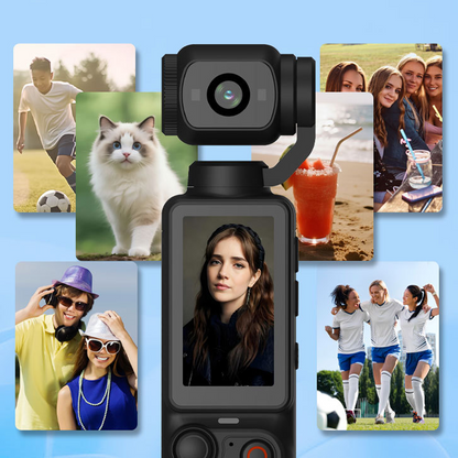 Pocket Gimbal Camera with 1.9" Screen