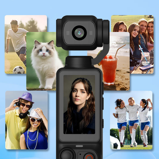 Pocket Gimbal Camera with 1.9" Screen