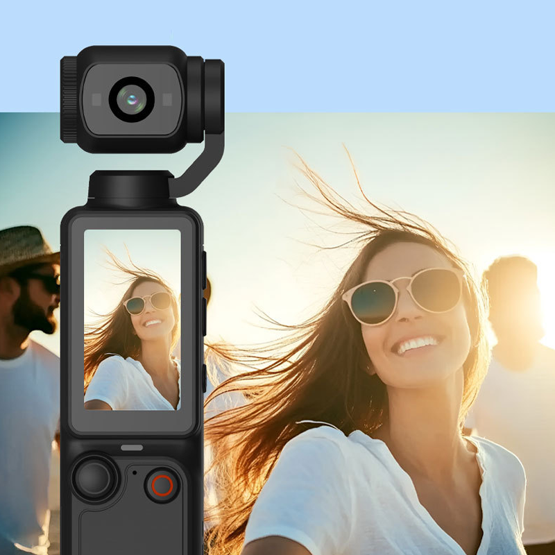 Pocket Gimbal Camera with 1.9" Screen