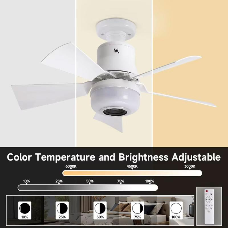 ❄️2-In-1 Smart Ceiling Fan with Light, RGB & Bluetooth Speaker