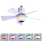❄️2-In-1 Smart Ceiling Fan with Light, RGB & Bluetooth Speaker