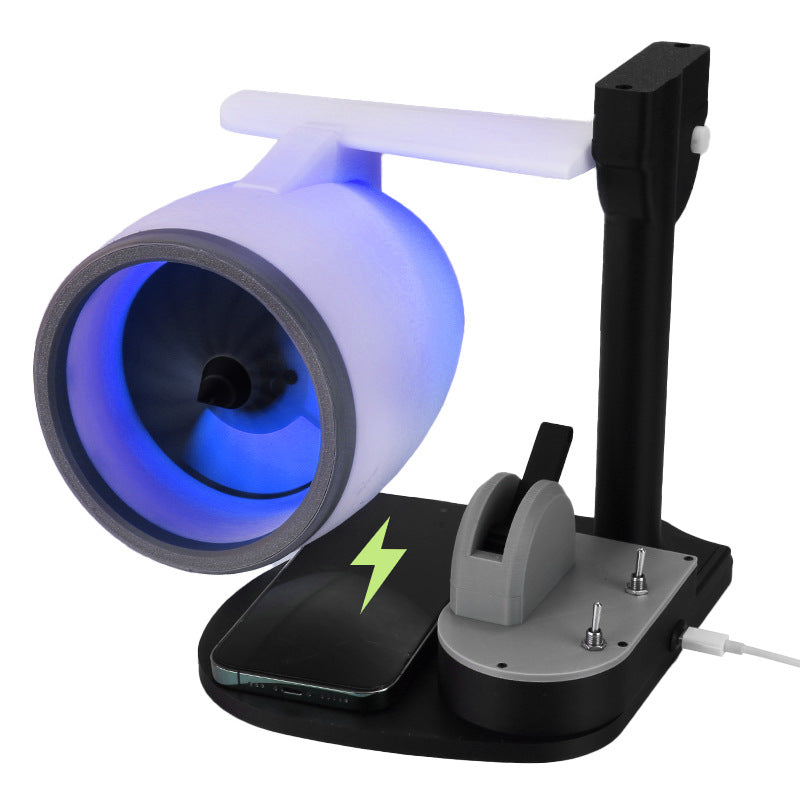 🥳2026 HOT SALE🥳💞50K+ SOLD!✨ 50% OFF! ✈️ Jet Engine Desktop Fan with Cooling Mist – Turbo Airflow, LED Neon Glow, Mechanical Throttle – 3D Printed Aviation Design – for Gaming, Work & Tech Lovers