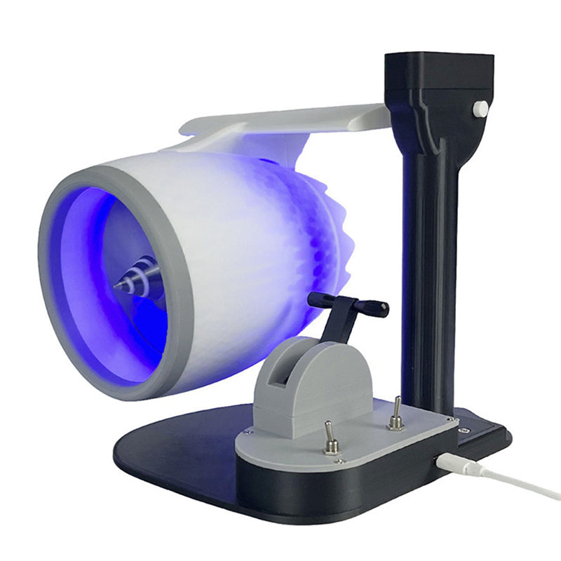 🥳2026 HOT SALE🥳💞50K+ SOLD!✨ 50% OFF! ✈️ Jet Engine Desktop Fan with Cooling Mist – Turbo Airflow, LED Neon Glow, Mechanical Throttle – 3D Printed Aviation Design – for Gaming, Work & Tech Lovers