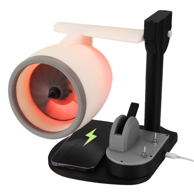 🥳2026 HOT SALE🥳💞50K+ SOLD!✨ 50% OFF! ✈️ Jet Engine Desktop Fan with Cooling Mist – Turbo Airflow, LED Neon Glow, Mechanical Throttle – 3D Printed Aviation Design – for Gaming, Work & Tech Lovers