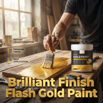 🔥HOT SALE🎨Multipurpose Water-Based Flash Gold Paint✨