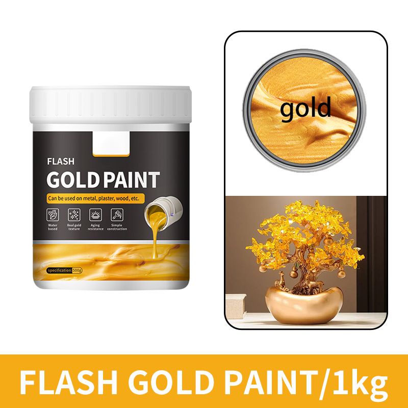🔥HOT SALE🎨Multipurpose Water-Based Flash Gold Paint✨