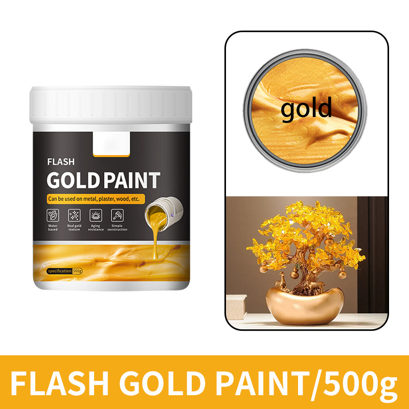 🔥HOT SALE🎨Multipurpose Water-Based Flash Gold Paint✨