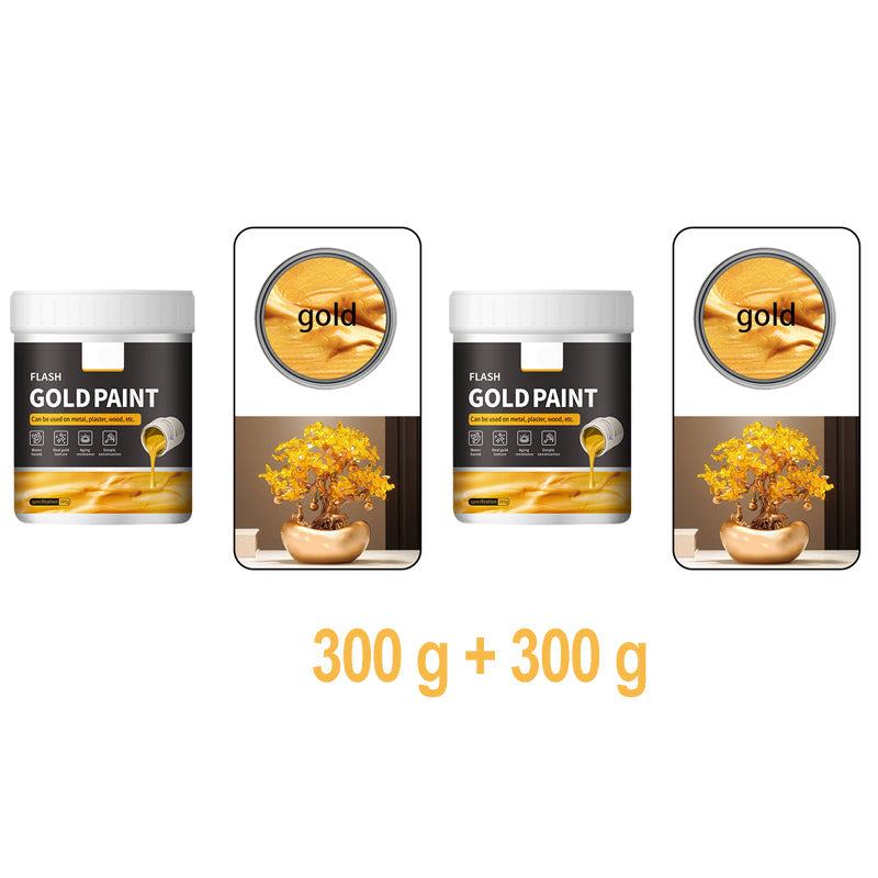 🔥HOT SALE🎨Multipurpose Water-Based Flash Gold Paint✨