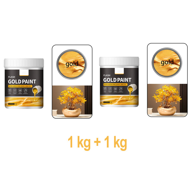🔥HOT SALE🎨Multipurpose Water-Based Flash Gold Paint✨