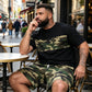 🔥2026 New Arrival ＆ Hot Sale ＆ 50％ Off🔥Men's Camouflage Print T-Shirt & Shorts Set