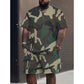 🔥2026 New Arrival ＆ Hot Sale ＆ 50％ Off🔥Men's Camouflage Print T-Shirt & Shorts Set